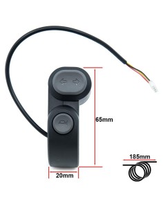 BOTONERA INTERMITENTES Y CLAXON CONECTOR JST NINEBOT MAX... 2