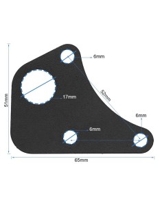 SOPORTE PINZA DE FRENO SMARTGYRO K2 2