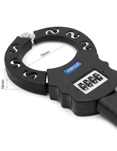 CANDADO PARA PATINETE ESPOSAS SEGURIDAD 11