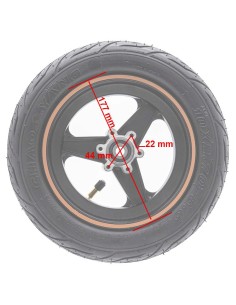 LLANTA DE 6.5" Y BISEL 47MM MARRON SMARTGYRO SPEEDWAY &... 2