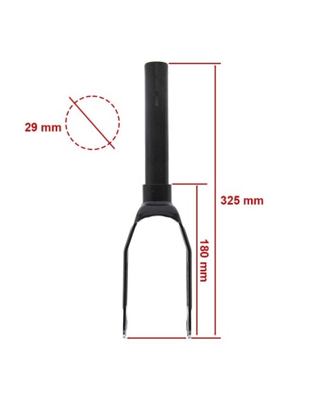HORQUILLA CON EMBELLECEDOR NEGRO PARA XIAOMI