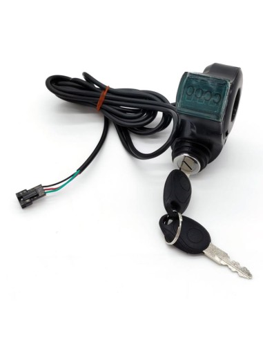 LLAVE DE CONTACTO CON VOLTIMETRO - CONECTOR SM