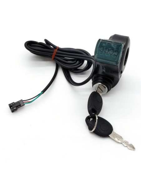 LLAVE DE CONTACTO CON VOLTIMETRO - CONECTOR SM