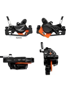 KIT 1 FRENO HIDRAULICO NEGRO A5-D DELANTERO NUTT 2