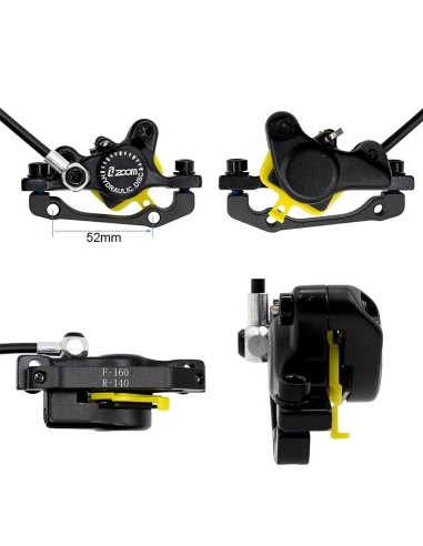 KIT 1 FRENO HIDRAULICO NEGRO CR-3 DELANTERO ZOOM