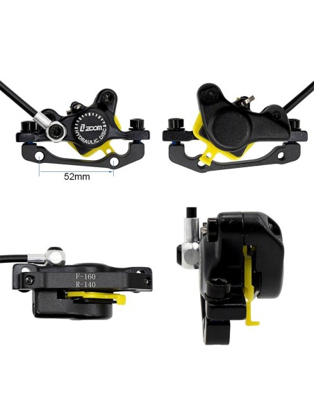 KIT 1 FRENO HIDRAULICO NEGRO CR-3 DELANTERO ZOOM