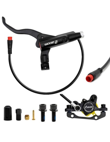 KIT 4 FRENO HIDRAULICO NEGRO CR-3 TRASERO