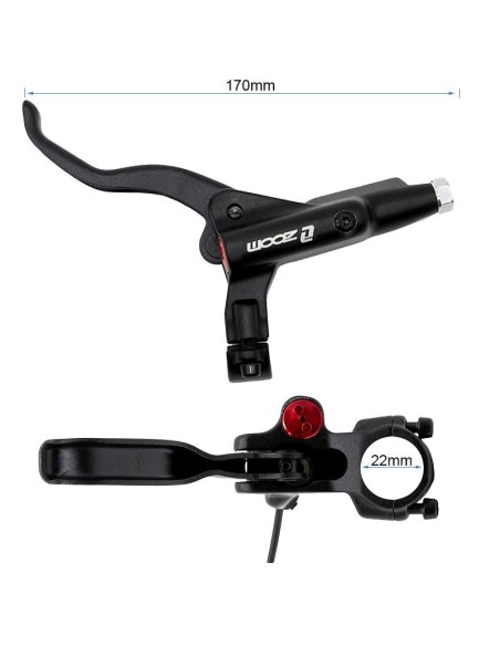 KIT 4 FRENO HIDRAULICO NEGRO CR-3 TRASERO