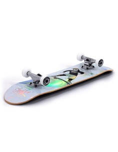 SKATE COMPLETO ENUFF SKULLY HOLOGRAM BLANCO 2