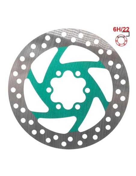 DISCO DE FRENO 120MM 6H VERDE