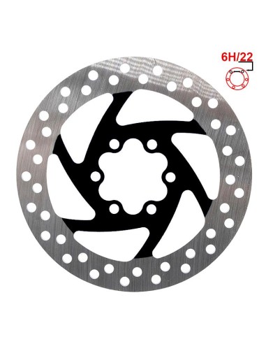 DISCO DE FRENO 140MM 6H NEGRO