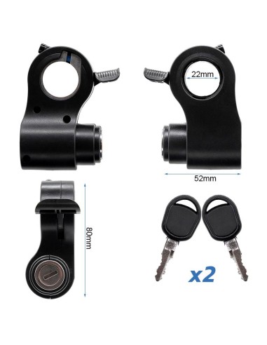 ACELERADOR CON LLAVE DE CONTACTO KUKIRIN G2 PRO...