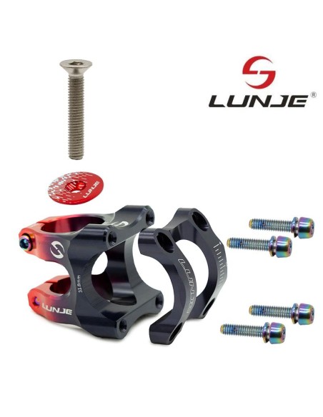 POTENCIA PARA MANILLARES DE 31.8MM EWPM-003 NEGRO-ROJO