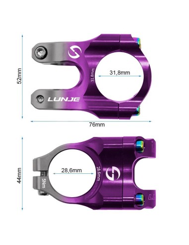 POTENCIA PARA MANILLARES DE 31.8MM EWPM-003...