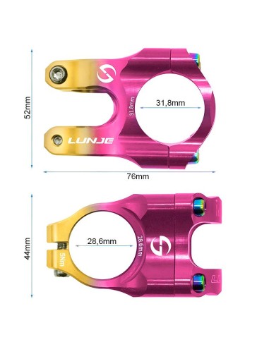 POTENCIA PARA MANILLAR DE 31.8MM EWPM-003...
