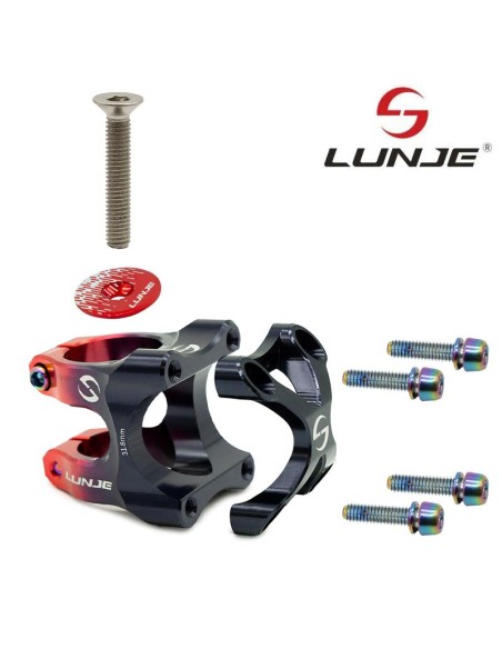 POTENCIA PARA MANILLARES DE 31.8MM EWPM-002 NEGRO ROJO