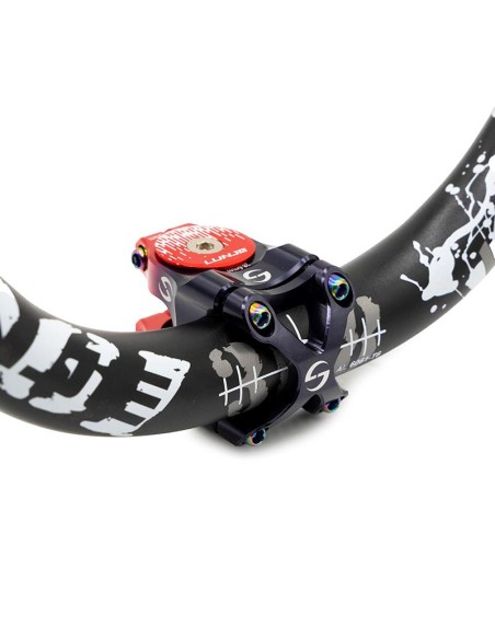 POTENCIA PARA MANILLARES DE 31.8MM EWPM-002 NEGRO ROJO