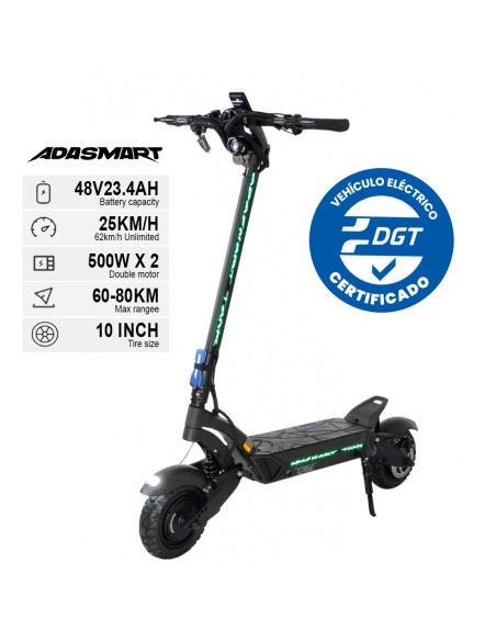 PATINETE ADASMART TANK DUAL 48V 23,4Ah EVE
