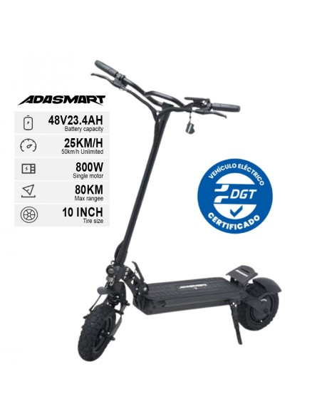 PATINETE ADASMART XE 800W 48V 23,4Ah EVE