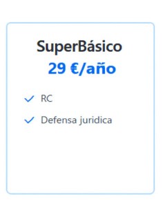 SEGURO SUPER BÁSICO PARA PATINETE ELECTRICO