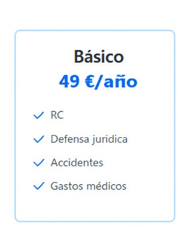 SEGURO BÁSICO PARA PATINETE ELECTRICO