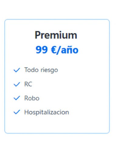 SEGURO PREMIUM PARA PATINETE ELECTRICO