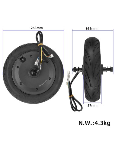 MOTOR DE RUEDA DE REPUESTO PARA PATINETE...