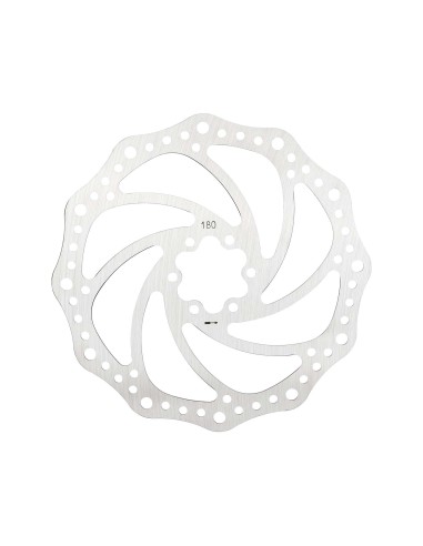 DISCO DE FRENO 180MM DE ACERO INOXIDABLE (6...