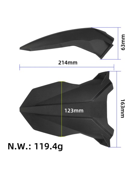 GUARDABARROS DELANTERO PARA PATINETE ELÉCTRICO KUKIRIN G3 PRO
