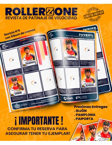 ÁLBUM OFICIAL SELECCIÓN ESPAÑOLA DE PATINAJE DE...