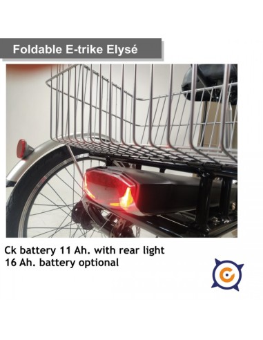 Elyse Triciclo Eléctrico Plegable