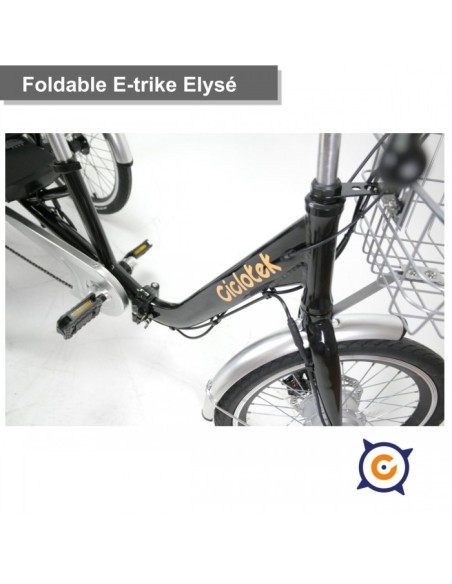 Elyse Triciclo Eléctrico Plegable