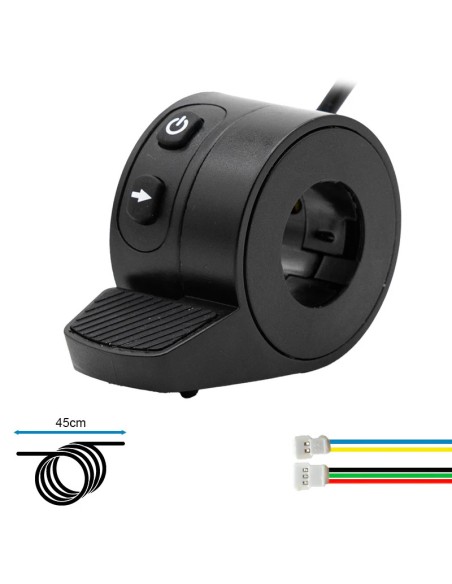 ACELERADOR CON BOTONERA DCH RAPTOR EVO