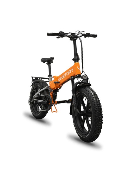 BRAVE EBIKE FATBIKE PLEGABLE NARANJA/GRIS