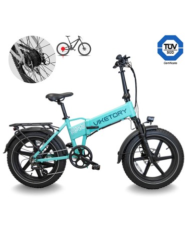 BICICLETA ELÉCTRICA LITHOR TURQUESA