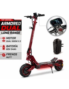 ECOXTREM ARMORED DUAL 24AH – ROJO