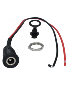 TOMA DE CARGA DC 5.5X2.1 CON TAPA