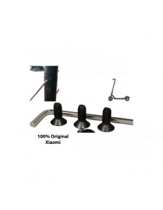 4 TORNILLOS MASTIL + LLAVE PARA PATINETE XIAOMI M365 / PRO