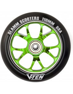 RUEDA SLAMM SCOOTERS 110MM V-TEN 88A VERDE