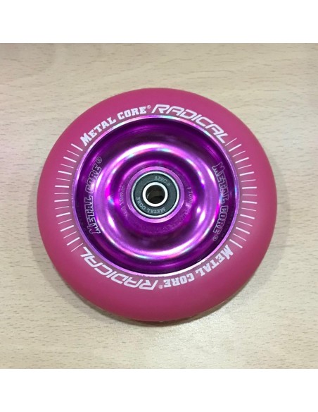 RUEDA METALCORE RADICAL ROSA 110MM 88A