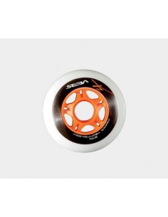 SEBA WHITE/ORANGE 80MM 85A