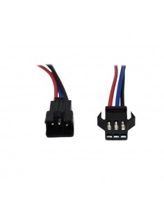 CONECTOR CABLE SM 3 PINES MACHO Y HEMBRA 2